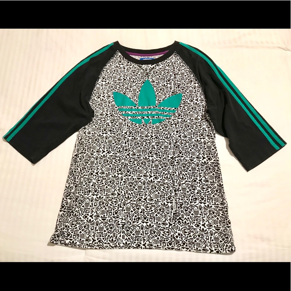 Adidas 3/4 Length - Baseball Shirt